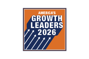 Graphic illustration reading America's Growth Leaders 2026