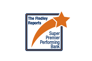 Graphic: Super Premier Performing Bank as designated by Findley Reports Inc.