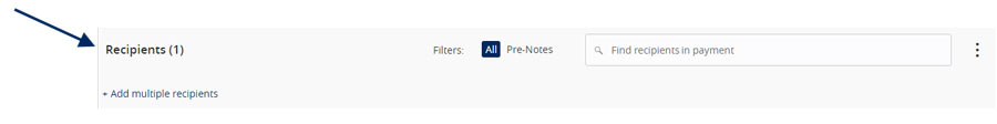 Add multiple recipients option in the recipients section.
