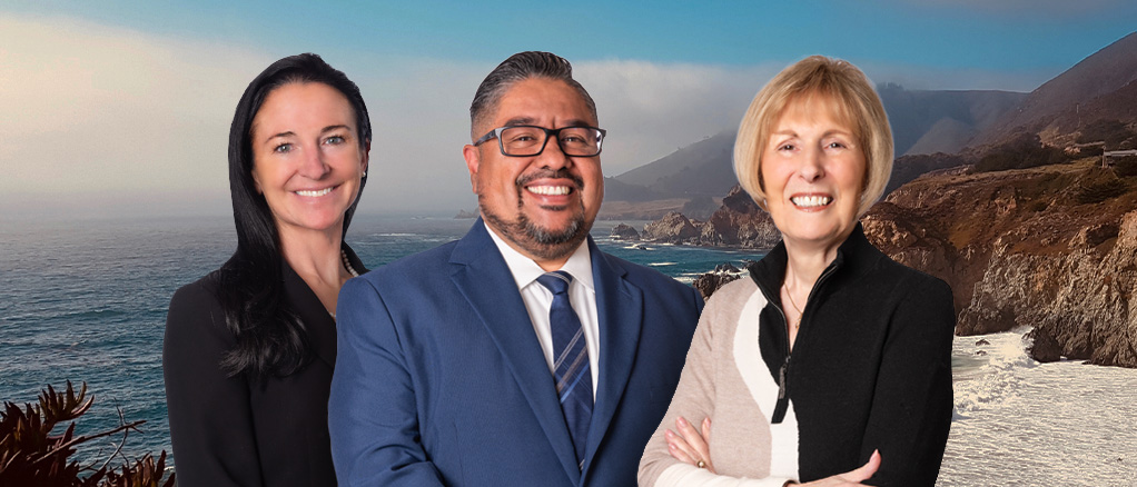 Bankers with the pacific coast in the background.