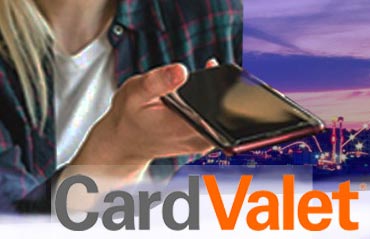 Person using CardValet  on their cell phone
