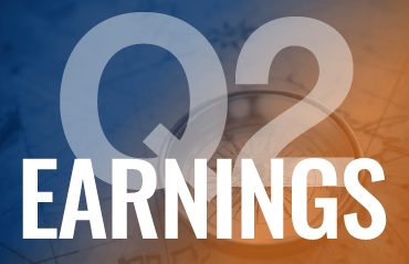 Graphic indication Q2 Earnings