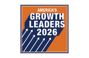 Graphic illustration reading America's Growth Leaders 2026
