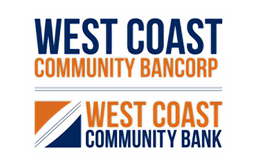 Image showing the West Coast Community Bancorp and West Coast Community Bank logos